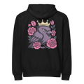 T Byrd Floral Ladies Zip-Up - Black