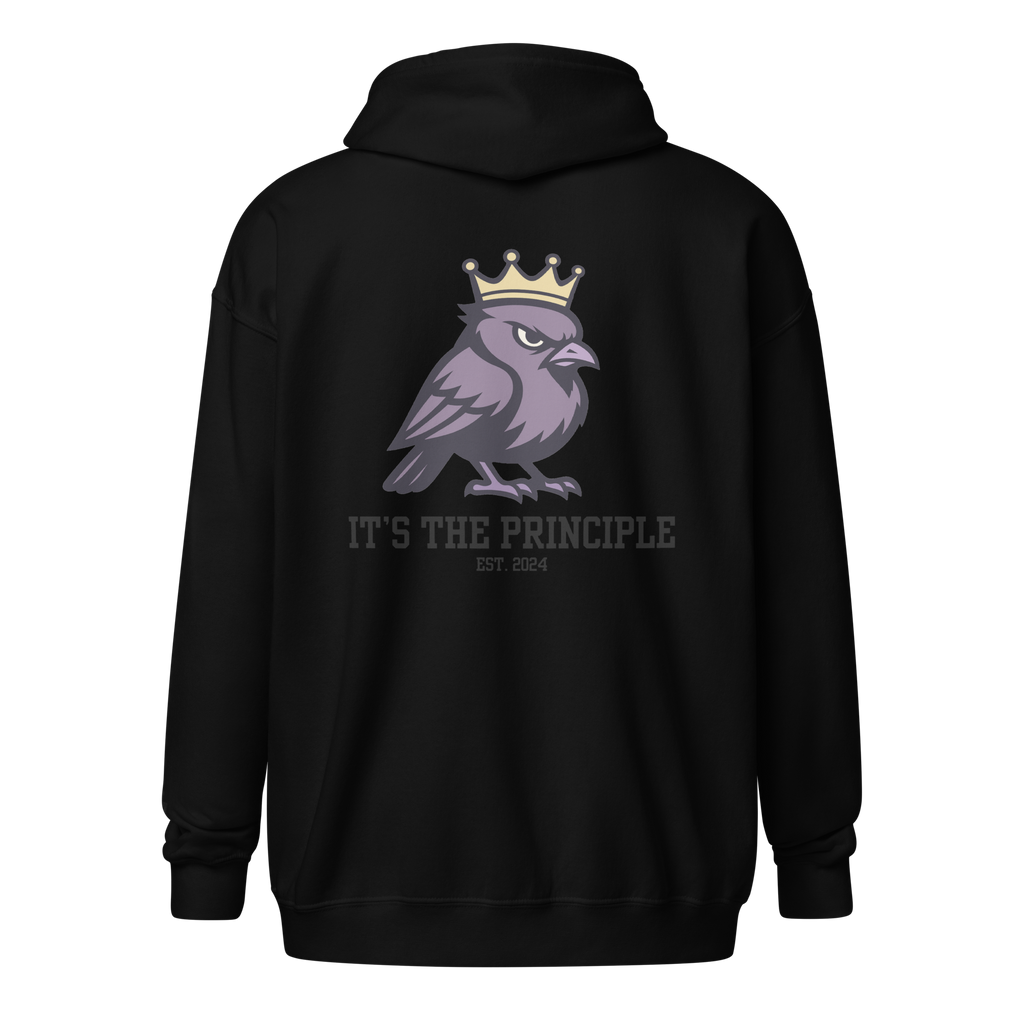 ITP T Byrd University Zip Up - Black (Mono)