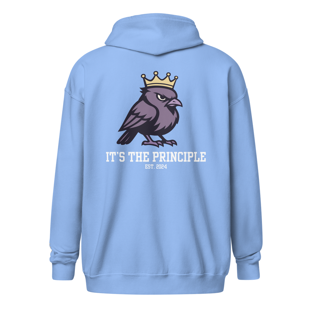 ITP T Byrd University Zip Up - Carolina Blue