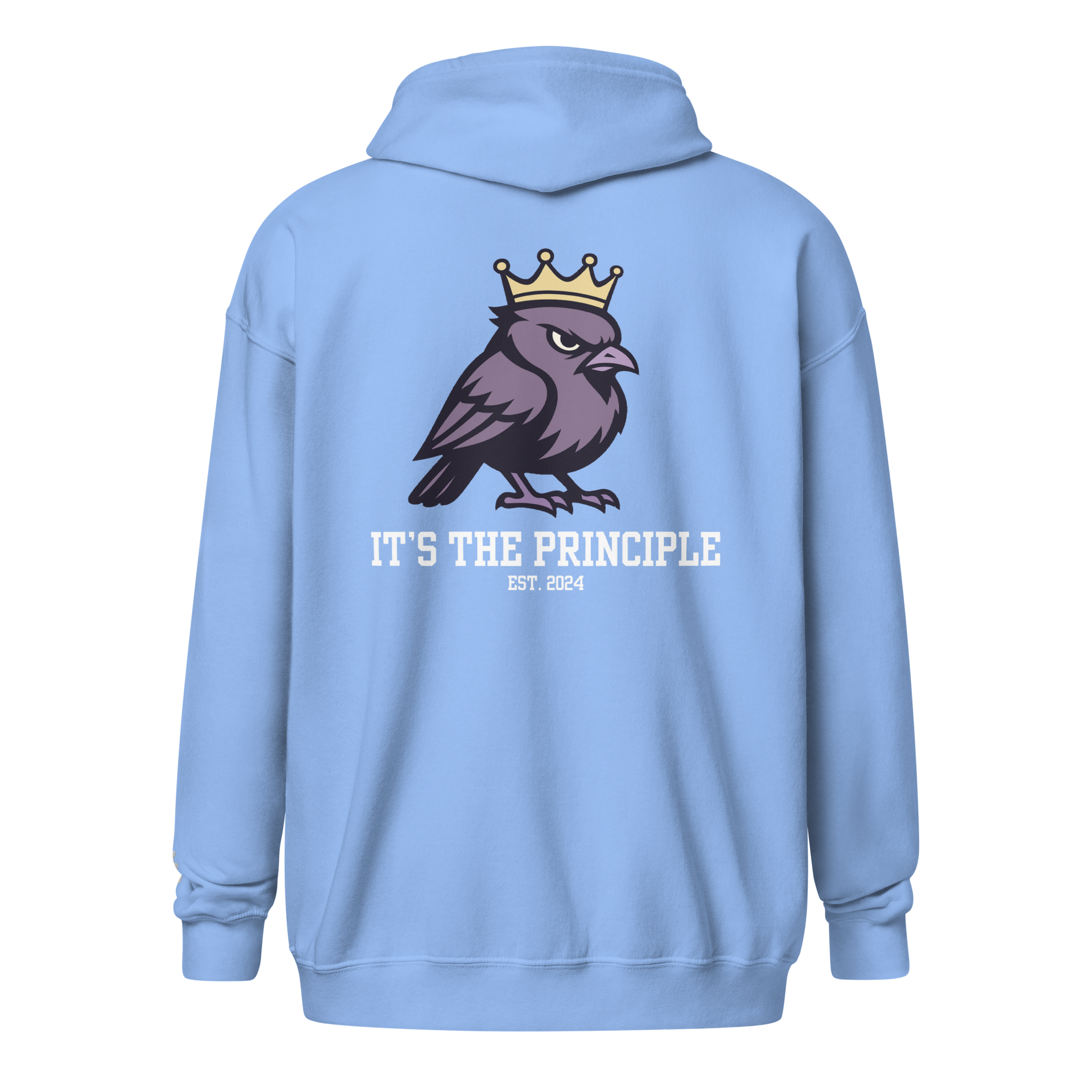 ITP T Byrd University Zip Up - Carolina Blue