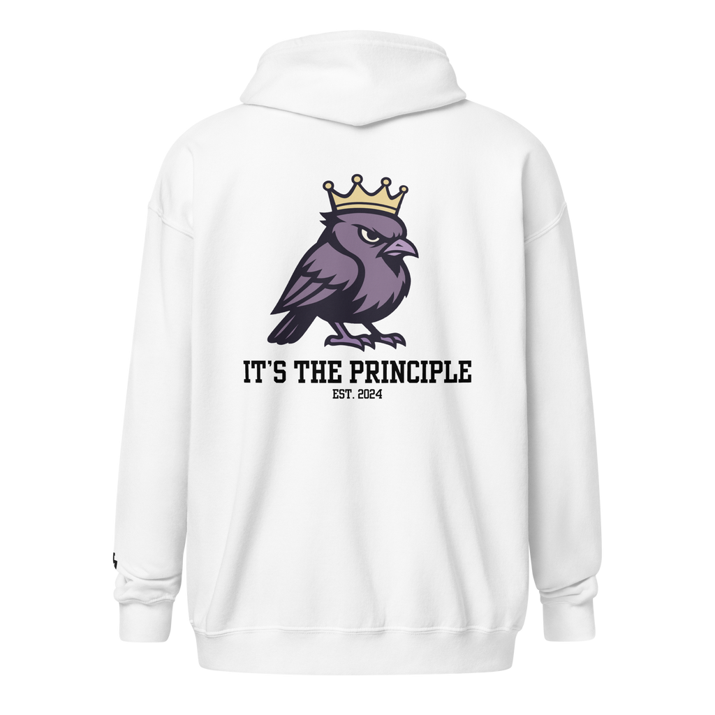 ITP T Byrd University Zip Up - White