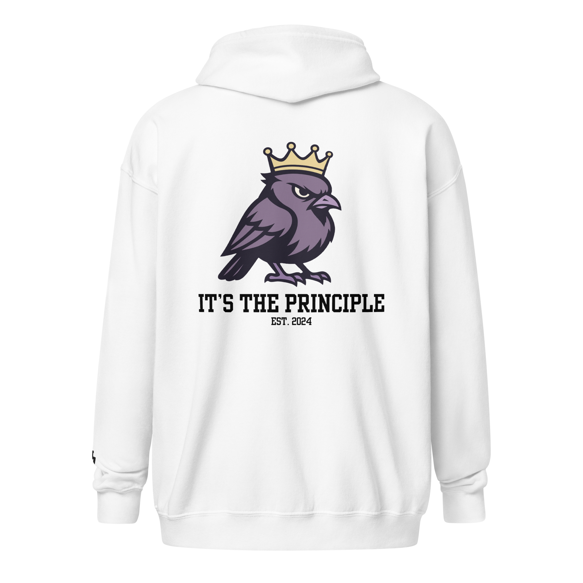 ITP T Byrd University Zip Up - White