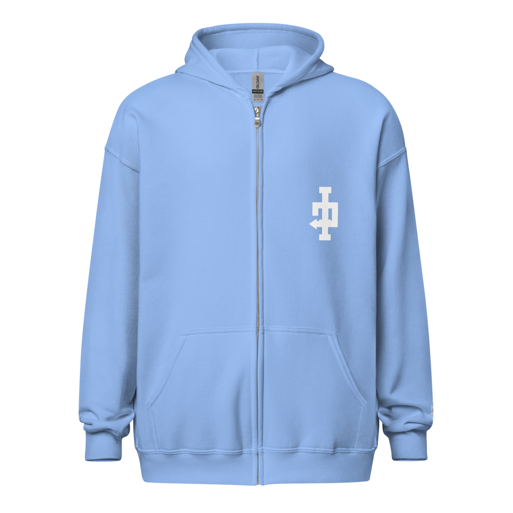 ITP T Byrd University Zip Up - Carolina Blue