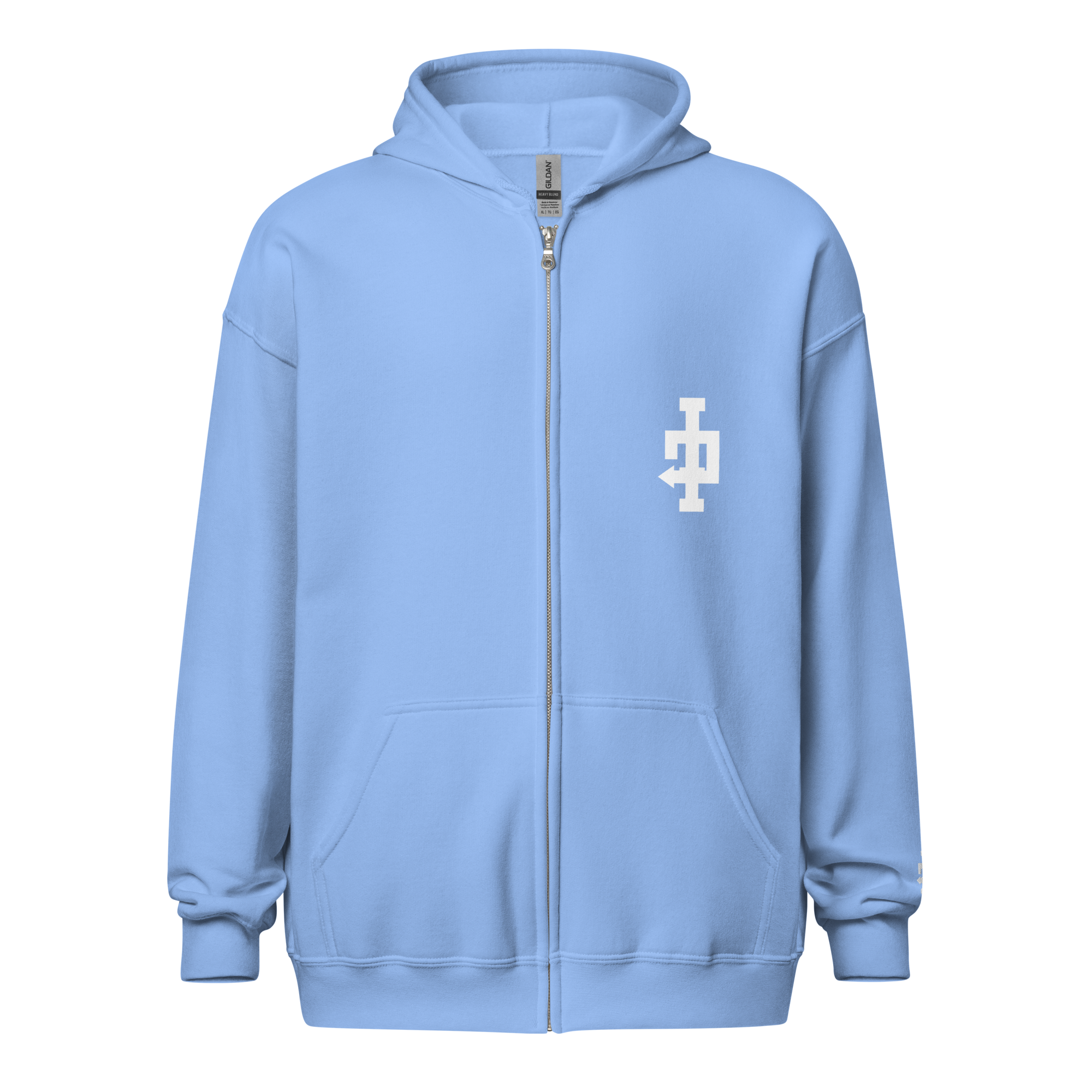 ITP T Byrd University Zip Up - Carolina Blue