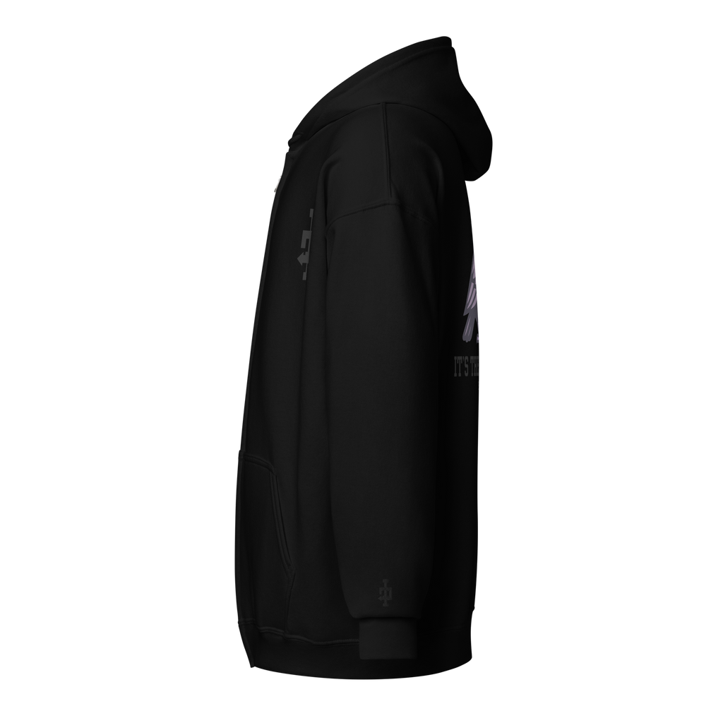 ITP T Byrd University Zip Up - Black (Mono)