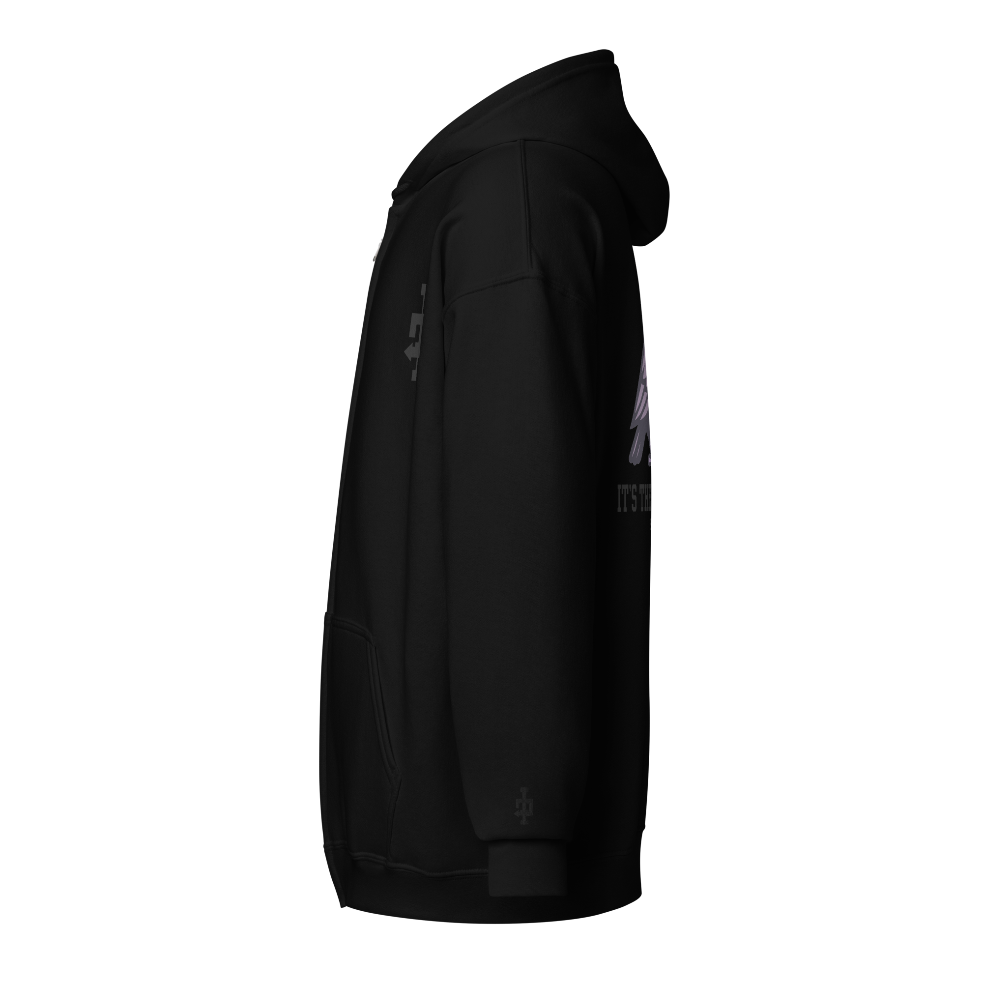 ITP T Byrd University Zip Up - Black (Mono)
