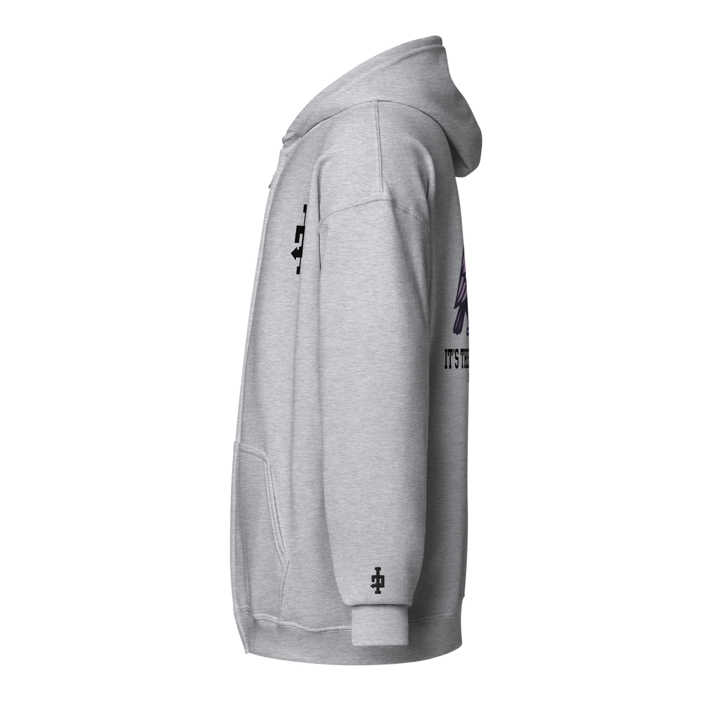 ITP T Byrd University Zip Up - Gray