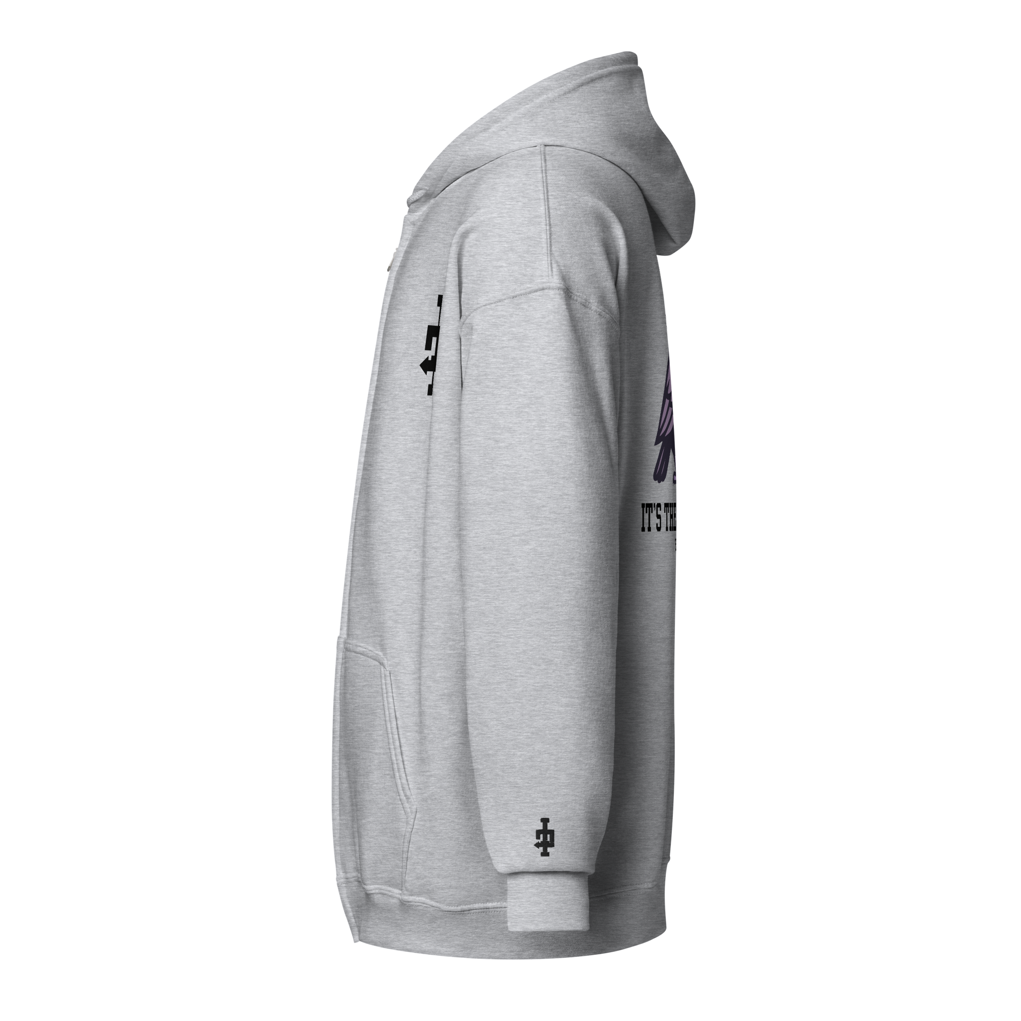 ITP T Byrd University Zip Up - Gray