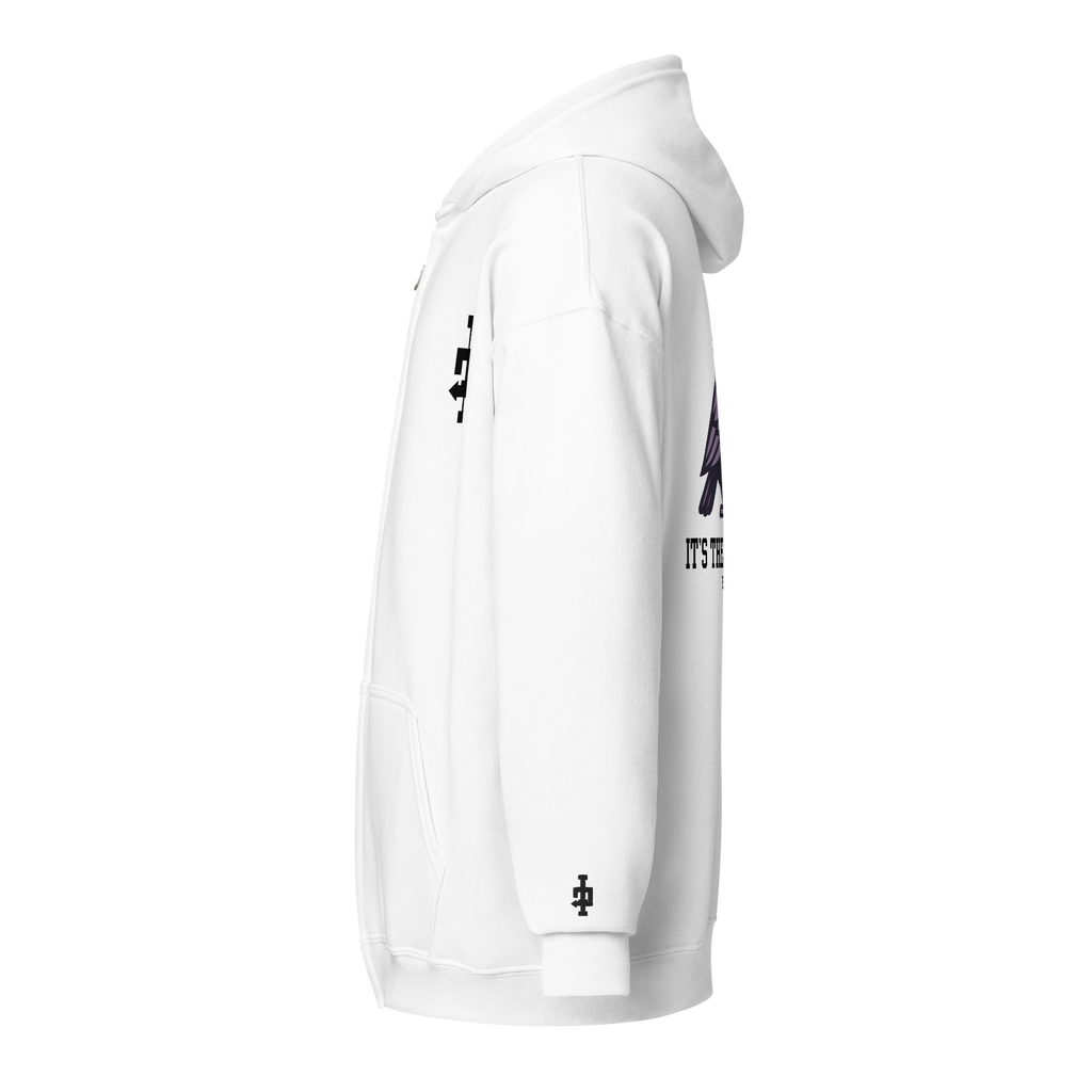 ITP T Byrd University Zip Up - White