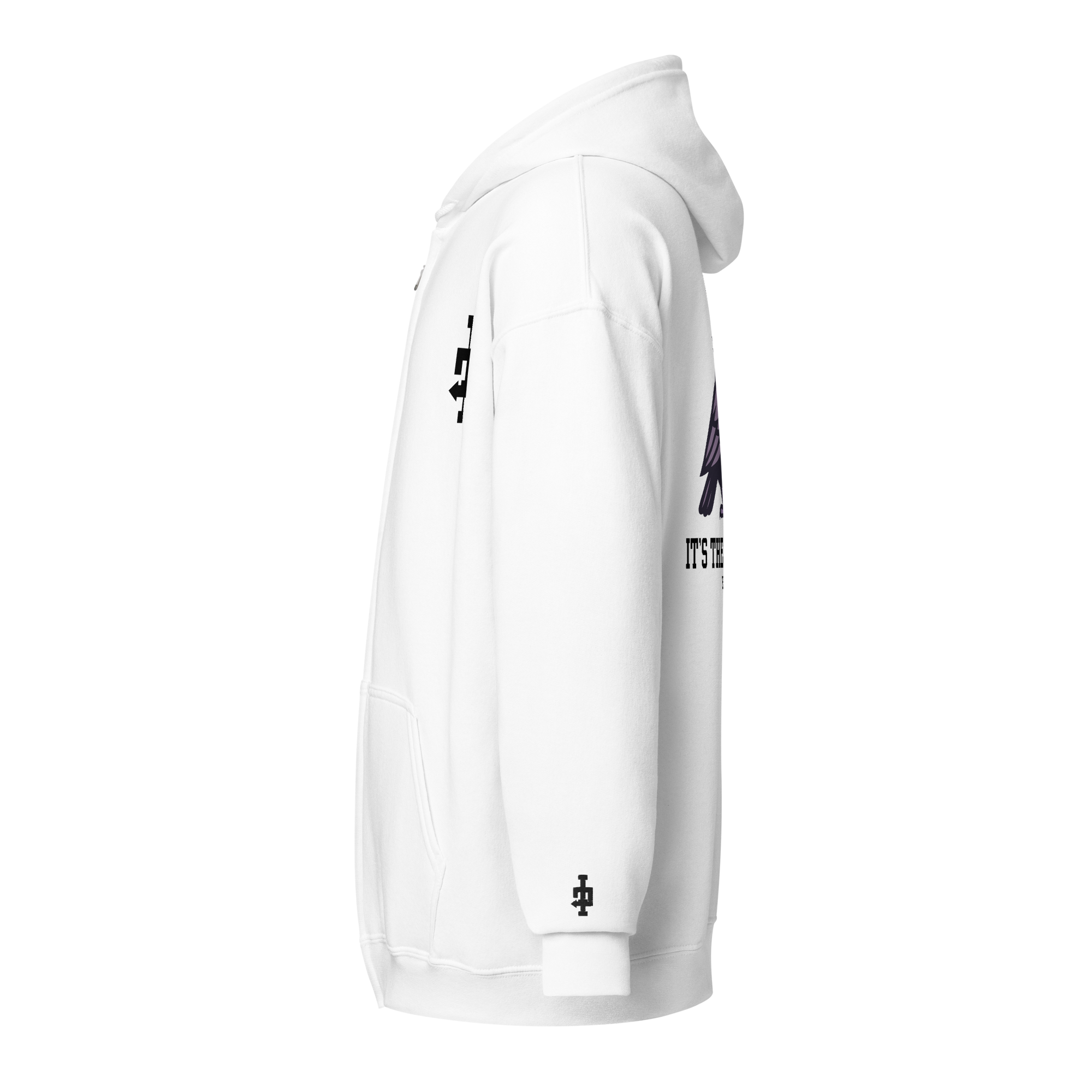 ITP T Byrd University Zip Up - White